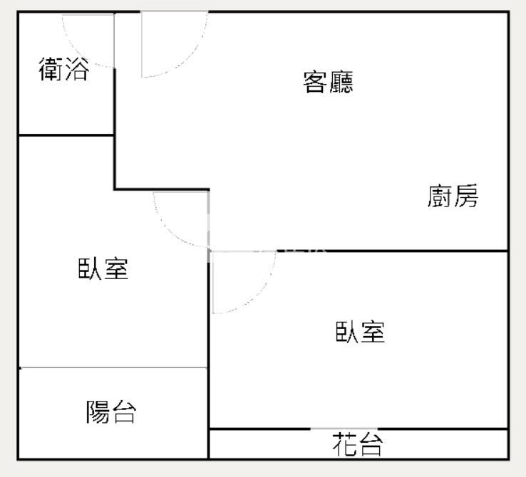 青埔A18國家大院高樓景觀2房平車房屋室內格局與周邊環境