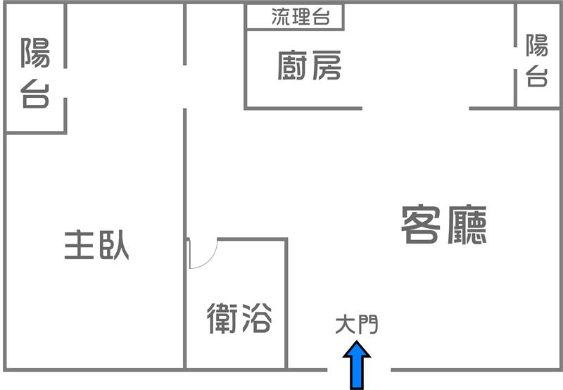 亞灣2改1房高樓層+B3平車房屋室內格局與周邊環境