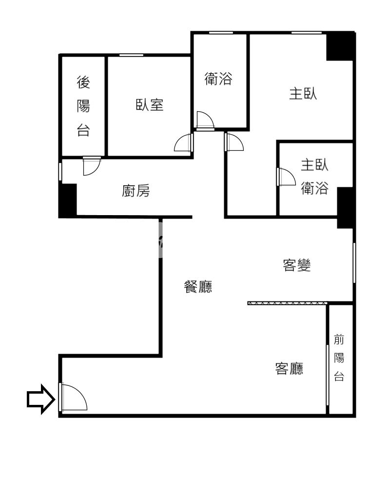 心天母2+1房車景觀戶房屋室內格局與周邊環境