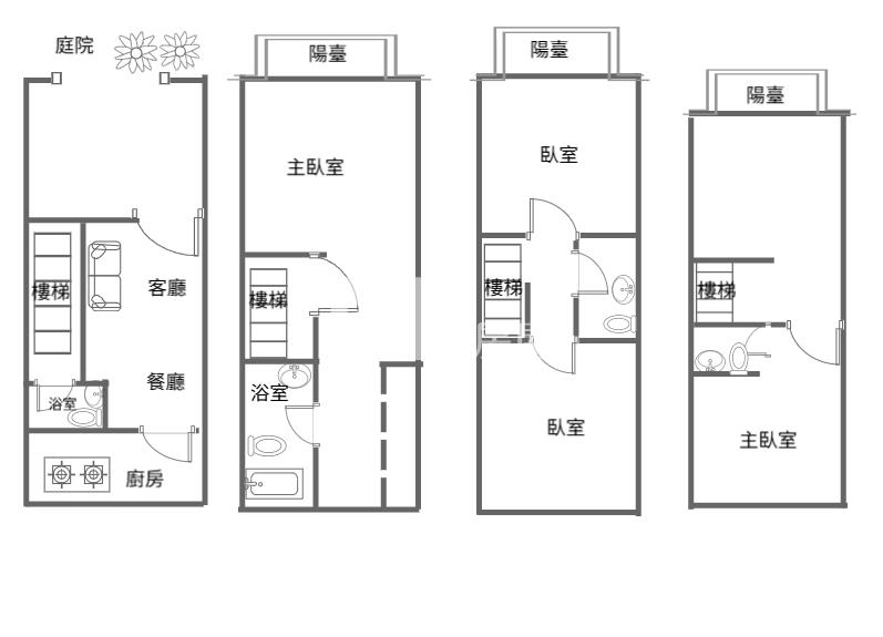 【新世紀】楊梅「華登御墅」前院雙車位精裝店面別墅房屋室內格局與周邊環境