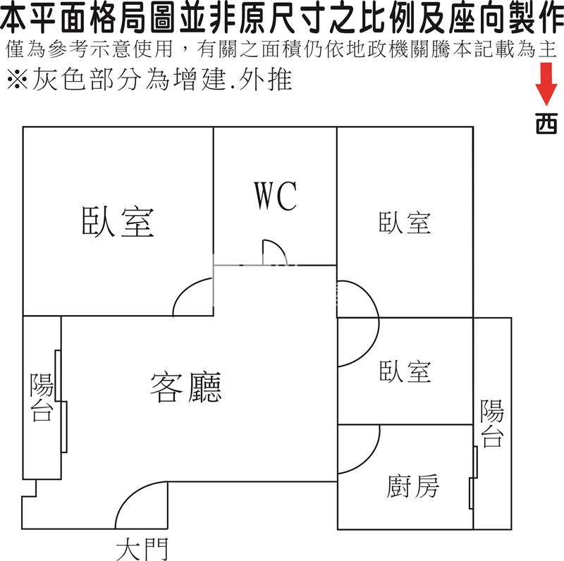 裕豐街38坪5樓健身寓房屋室內格局與周邊環境