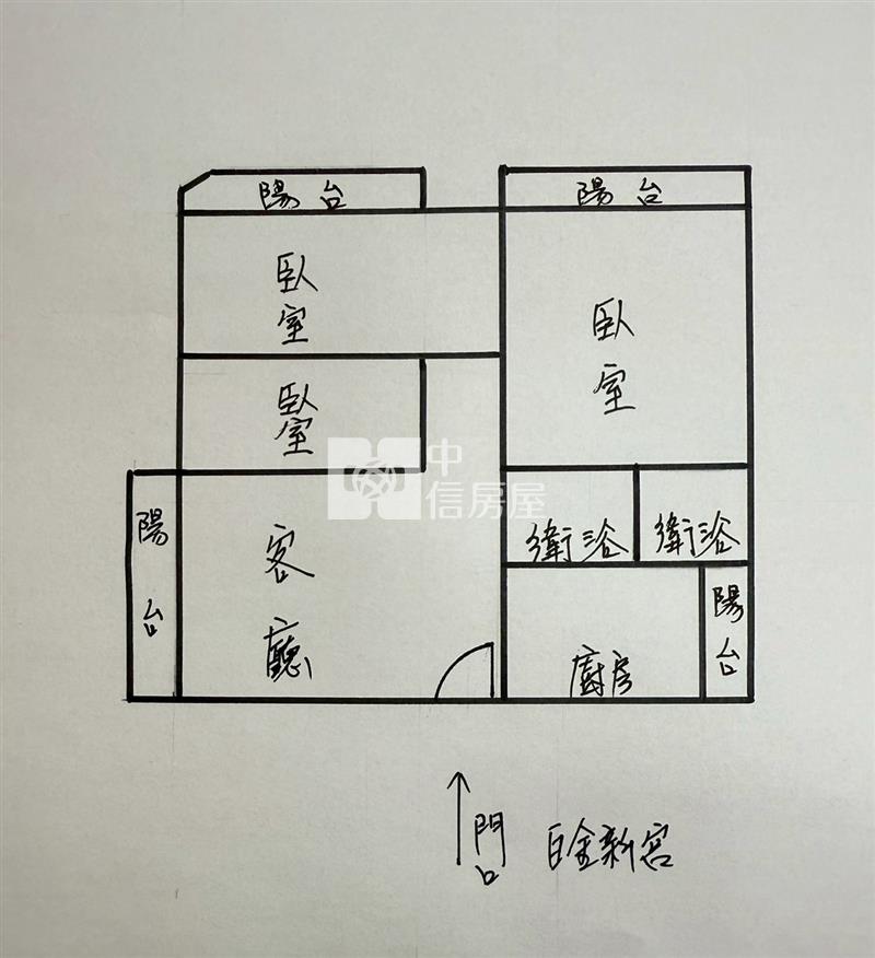 華勛3房車房屋室內格局與周邊環境