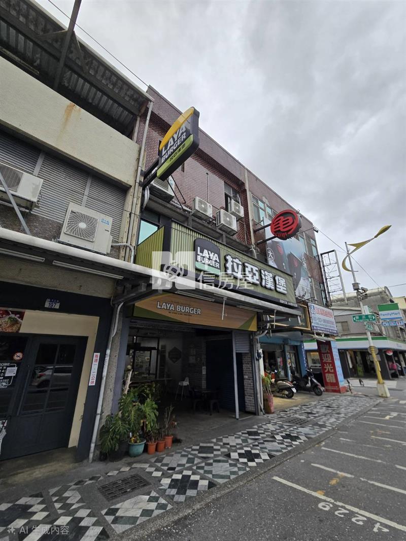 花蓮市中正國小前黃金店面房屋室內格局與周邊環境