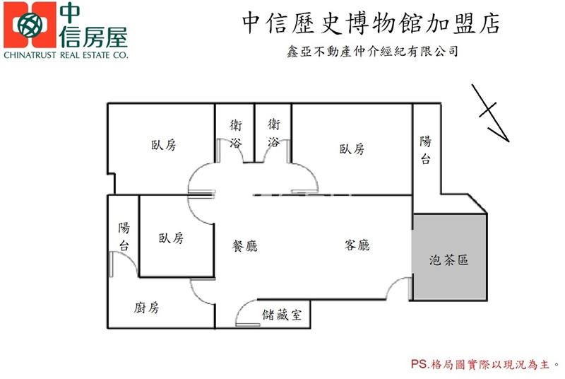 (專)安平永華富邑3+1房子母平車房屋室內格局與周邊環境