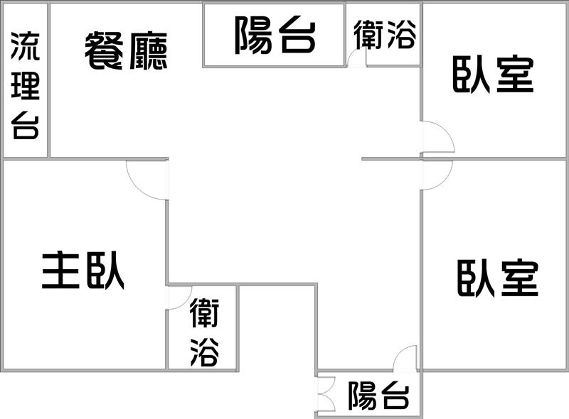 漢民商圈整新低價公寓房屋室內格局與周邊環境