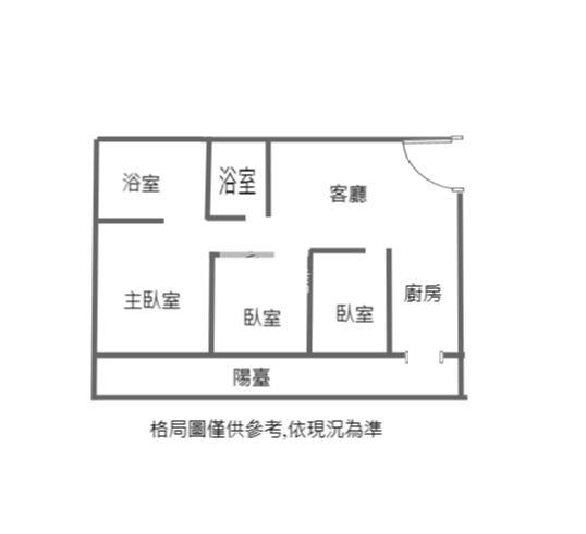 廣興印象大露台平車3房房屋室內格局與周邊環境