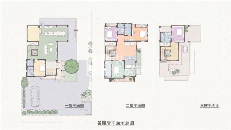 玉田謐境現代莊園農舍房屋室內格局與周邊環境
