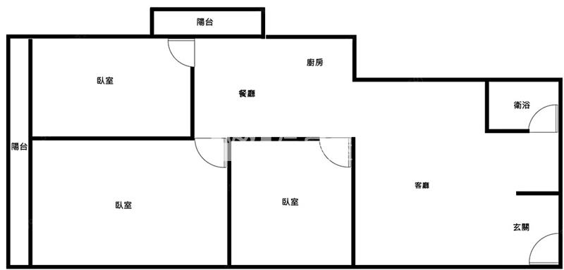 內壢超便宜電梯三房房屋室內格局與周邊環境