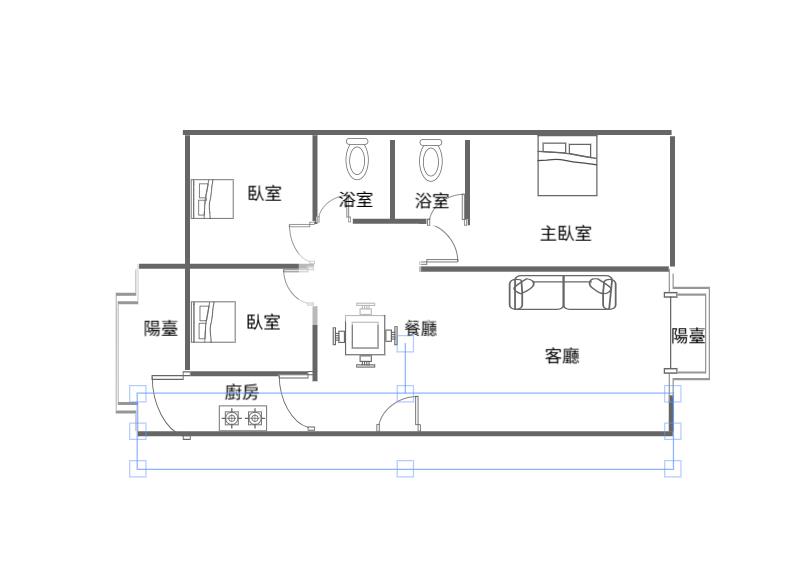 內壢莊敬路電梯三房房屋室內格局與周邊環境
