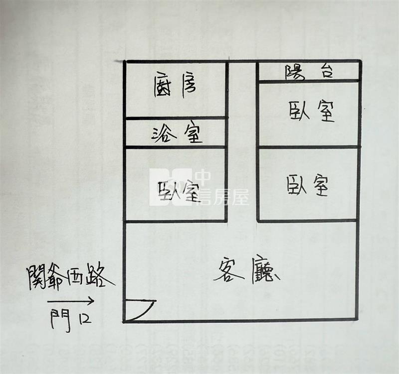 關爺西路3房房屋室內格局與周邊環境