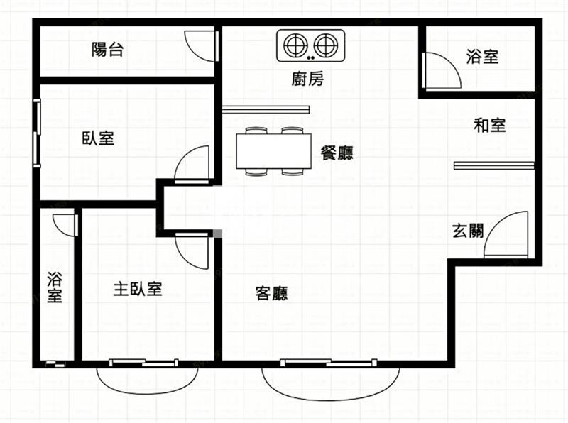 中壢體育園區宜誠璽悅精美大二房房屋室內格局與周邊環境