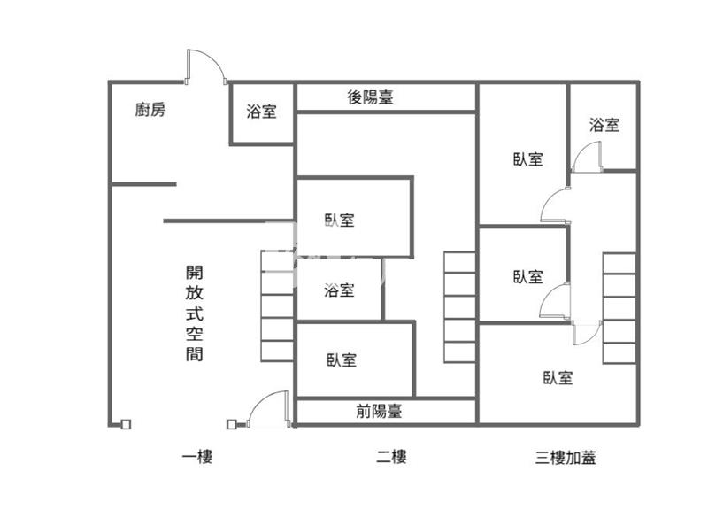 平鎮超低總價8米路便宜透天房屋室內格局與周邊環境