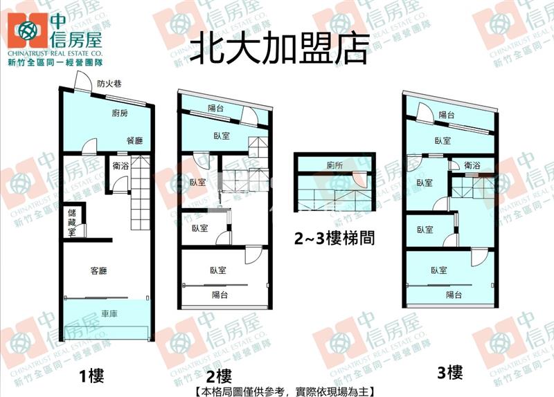 光華二街活巷車庫透天房屋室內格局與周邊環境
