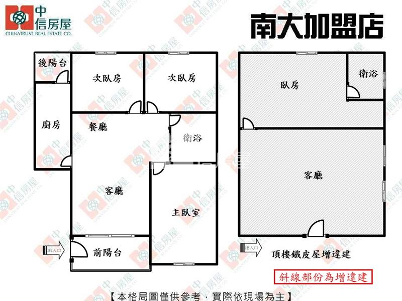 竹科春喜三房房屋室內格局與周邊環境