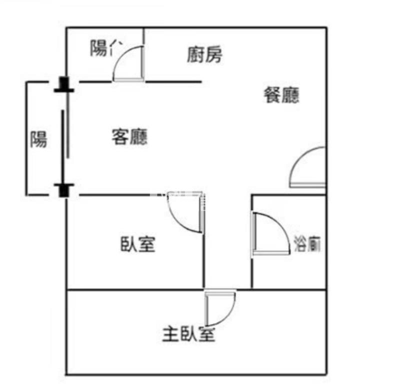 八德益騏福爾摩沙兩房車5樓房屋室內格局與周邊環境
