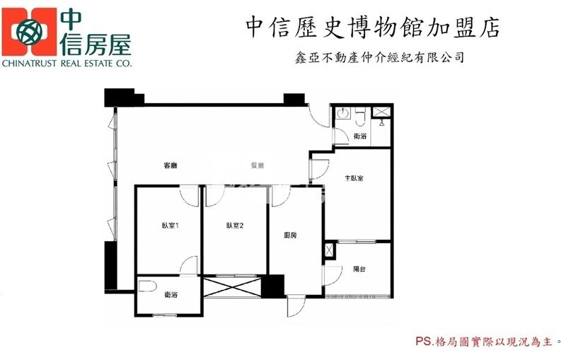 永康真愛面公園景觀三房+平車房屋室內格局與周邊環境