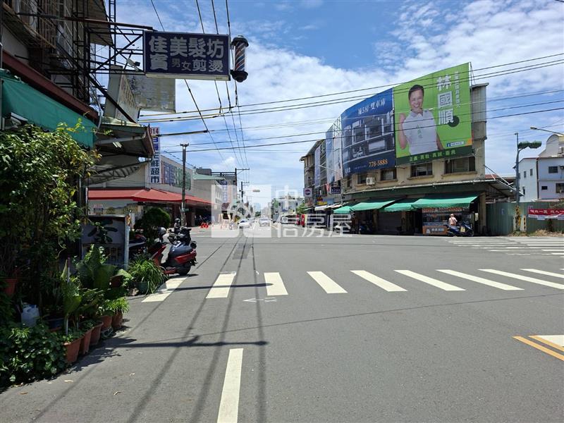 內埔市區三角窗店面房屋室內格局與周邊環境