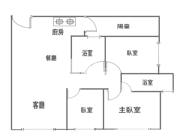 【奔馳】皇普La Vie 三房車房屋室內格局與周邊環境