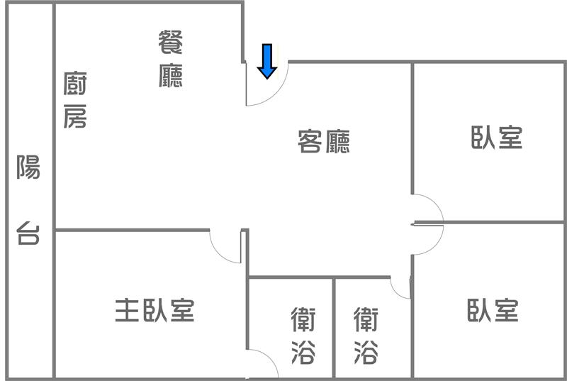 苓雅國中忠孝夜市公寓2樓房屋室內格局與周邊環境