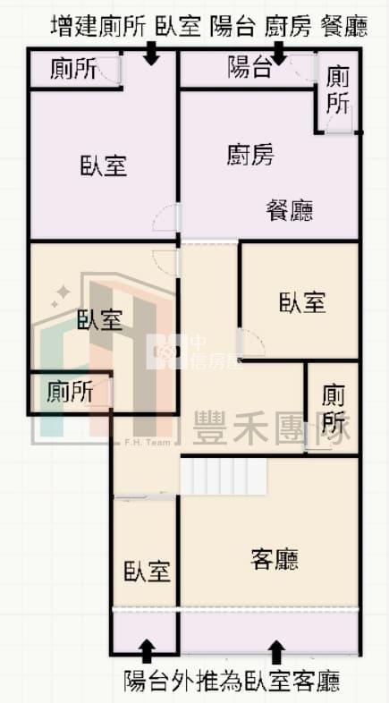 【豐禾】體育園區大面寬稀有店住房屋室內格局與周邊環境