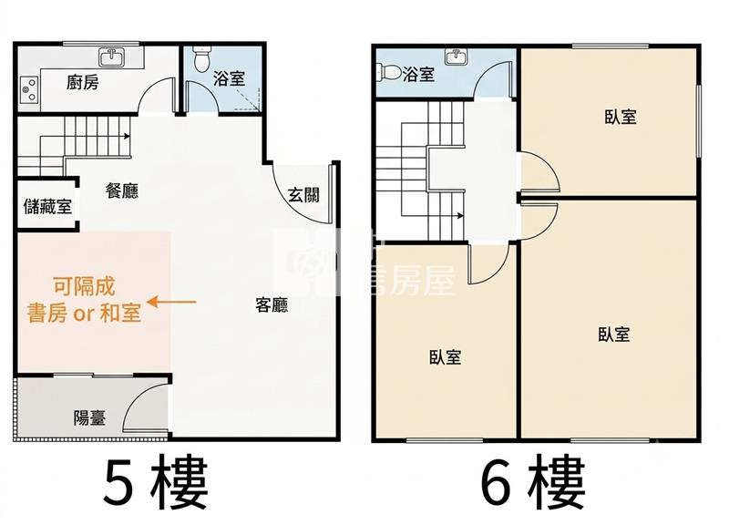 文化國小3+1房加車位房屋室內格局與周邊環境
