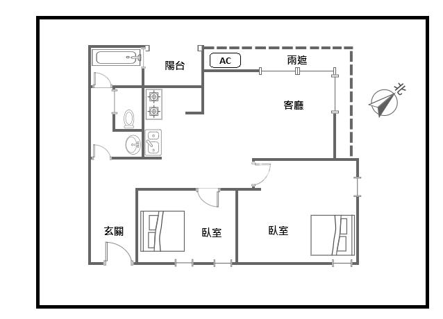 【神馬】青埔A18大坪數裝潢2房車房屋室內格局與周邊環境