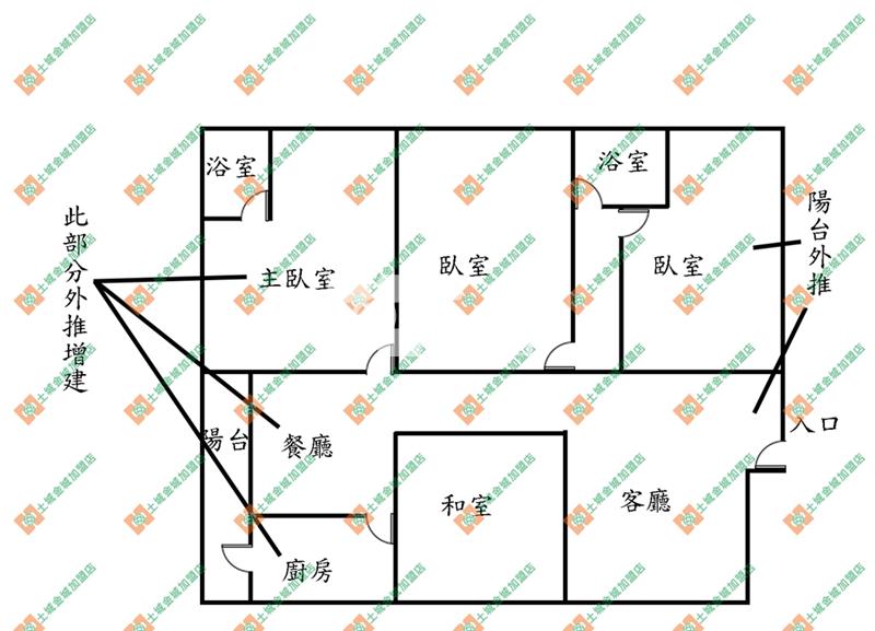 72近火車站電梯3房+1室房屋室內格局與周邊環境