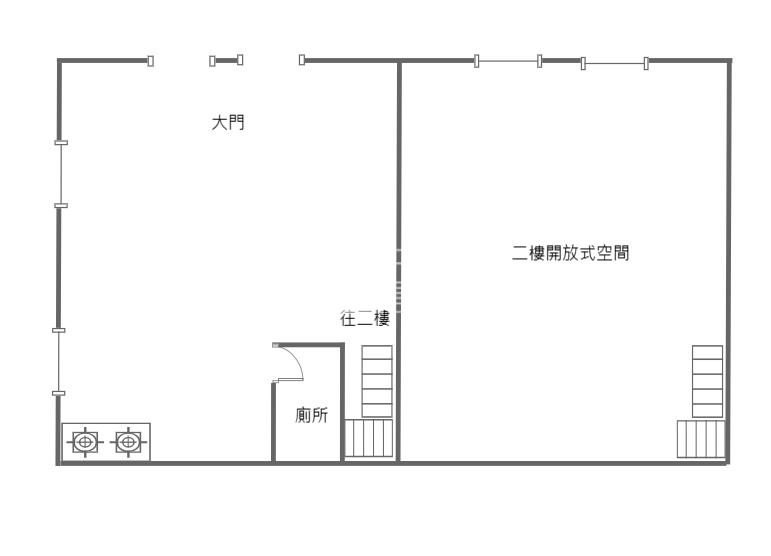 專任-新竹角間店面房屋室內格局與周邊環境