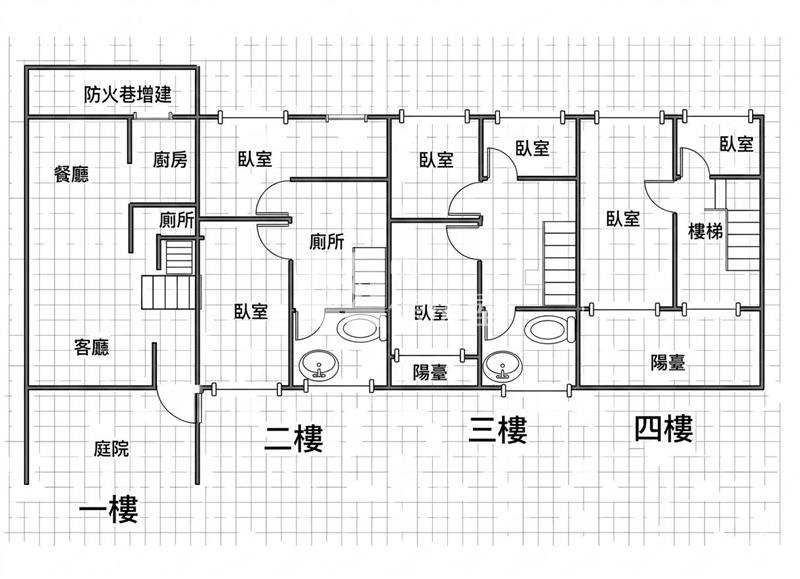 【新世紀】林森國小旁面寬庭院美墅房屋室內格局與周邊環境