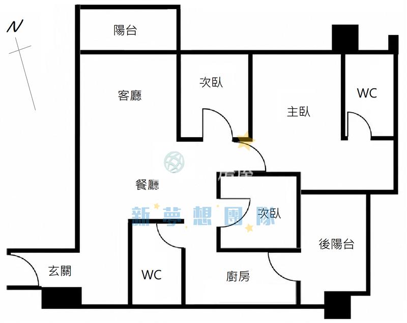 【新夢想】觀音浪漫海線景觀三房車房屋室內格局與周邊環境