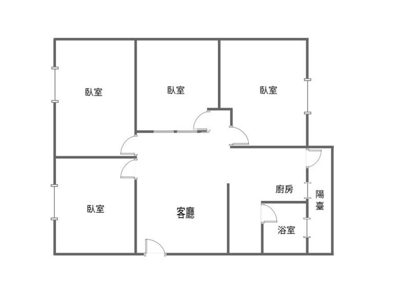 八德介壽路四房美寓房屋室內格局與周邊環境