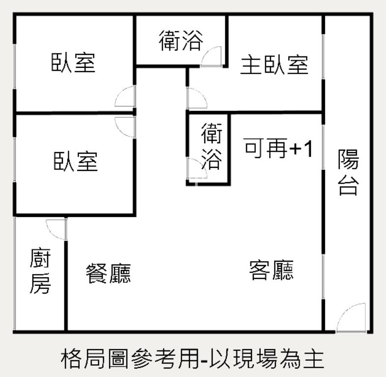 【安家】草漯公園旁金元寶大3房房屋室內格局與周邊環境