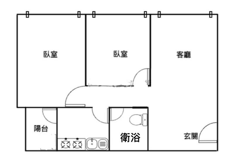 近未來捷運橘線.近66快速平鎮山仔頂大清祥安兩房車房屋室內格局與周邊環境
