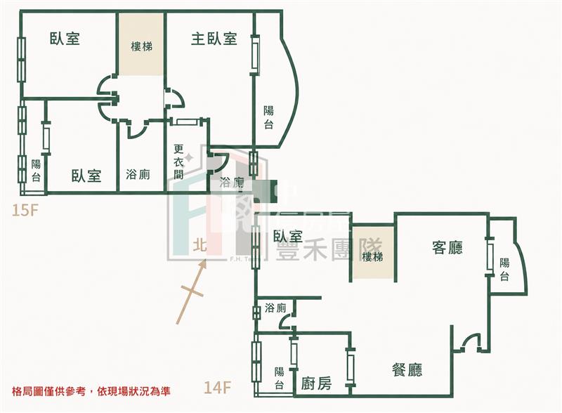 【豐禾】桃園藝文特區|新四合苑3+1房車房屋室內格局與周邊環境