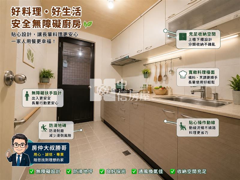 近長庚商圈｜稀有庭院宅・無障礙友善・大平面車位房屋室內格局與周邊環境