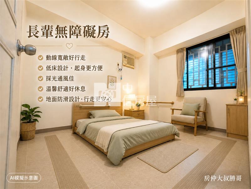 近長庚商圈｜稀有庭院宅・無障礙友善・大平面車位房屋室內格局與周邊環境