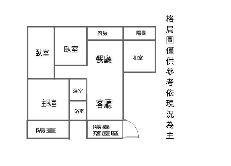 內壢後站電梯4房+平車房屋室內格局與周邊環境