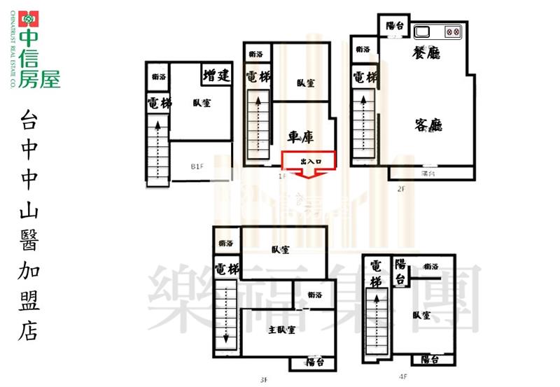 台南夏林路雙車電梯別墅房屋室內格局與周邊環境