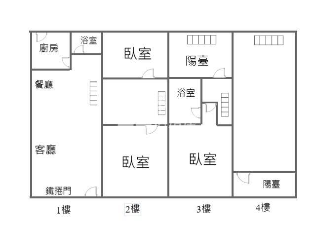 民權路整新透天房屋室內格局與周邊環境