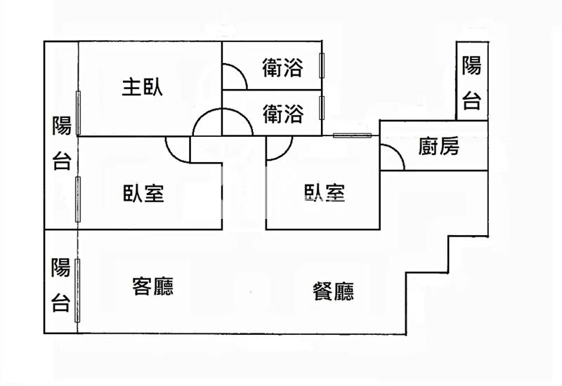 G07市區火車站旁大三房房屋室內格局與周邊環境