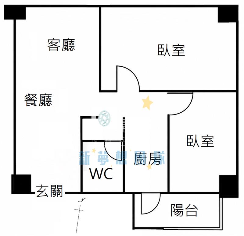 【新夢想】埔心輕屋齡視野二房車(新都悅)房屋室內格局與周邊環境
