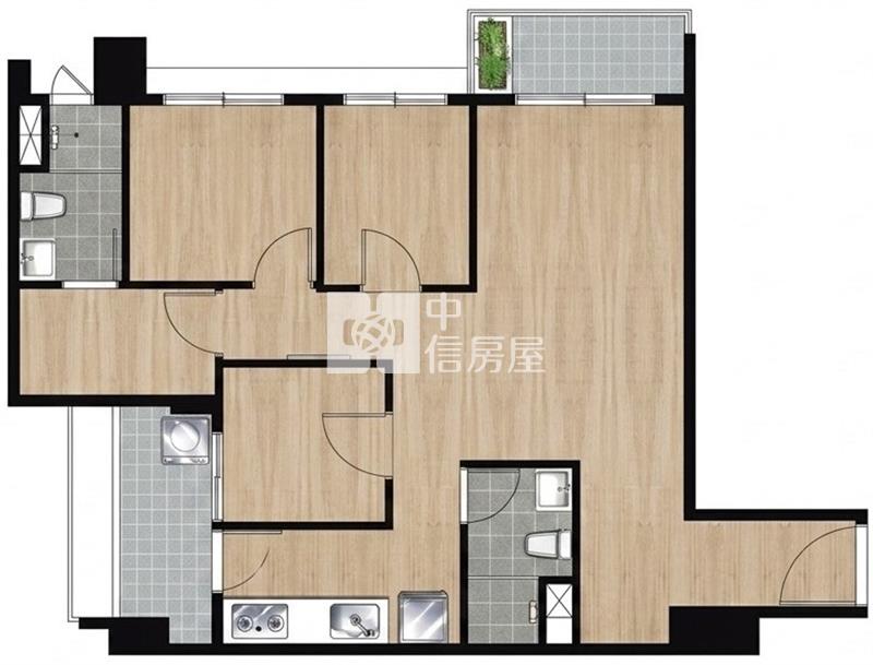 草漯和境寓見無敵海景三房車房屋室內格局與周邊環境