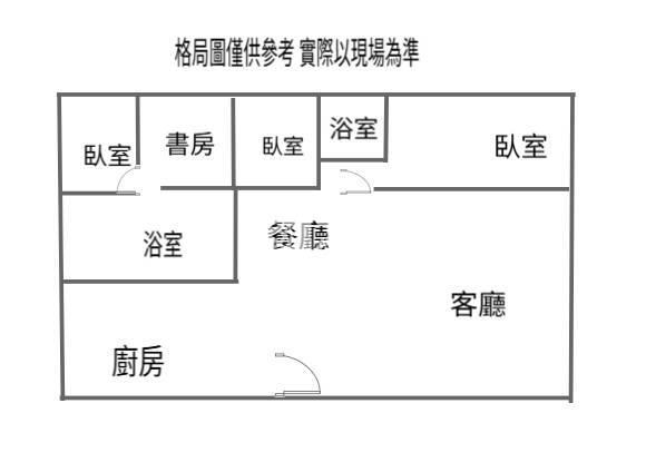 過嶺宜誠樂聚景觀四房平車房屋室內格局與周邊環境
