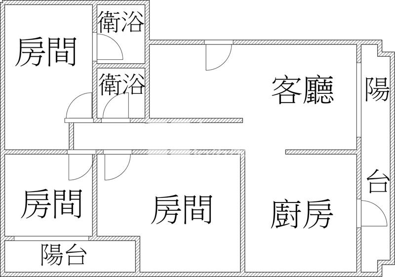 建國國小旁車位美三房房屋室內格局與周邊環境