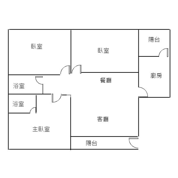 綠青庭三房整新公寓房屋室內格局與周邊環境