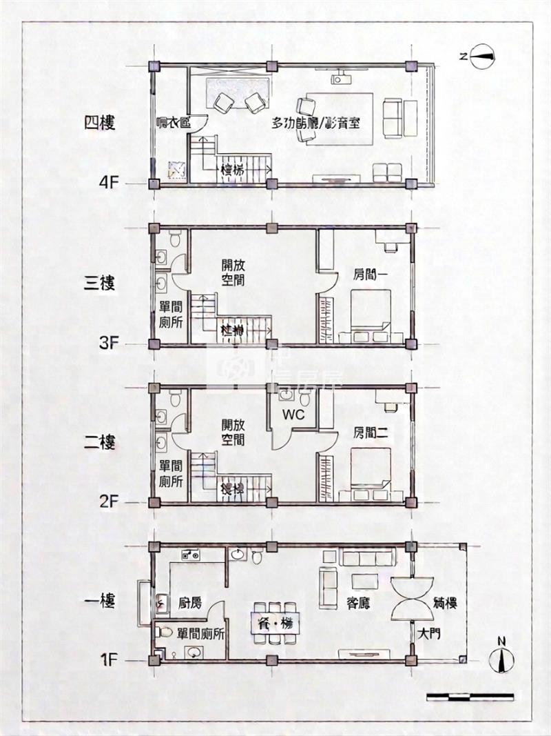 未來捷運Y20站正五甲商圈稀有店住房屋室內格局與周邊環境
