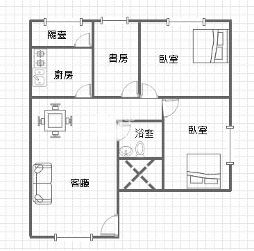 【奔馳】龍壽庭園精美三房房屋室內格局與周邊環境