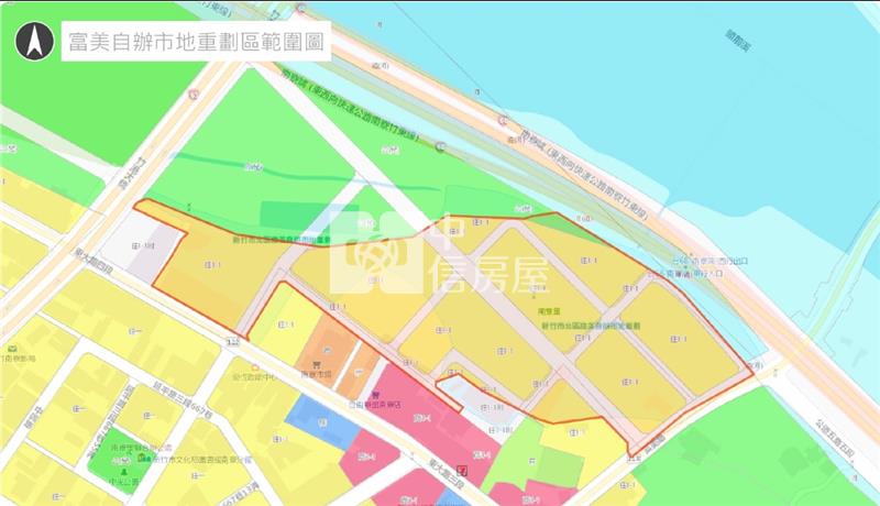 富美自辦重劃209坪土地房屋室內格局與周邊環境