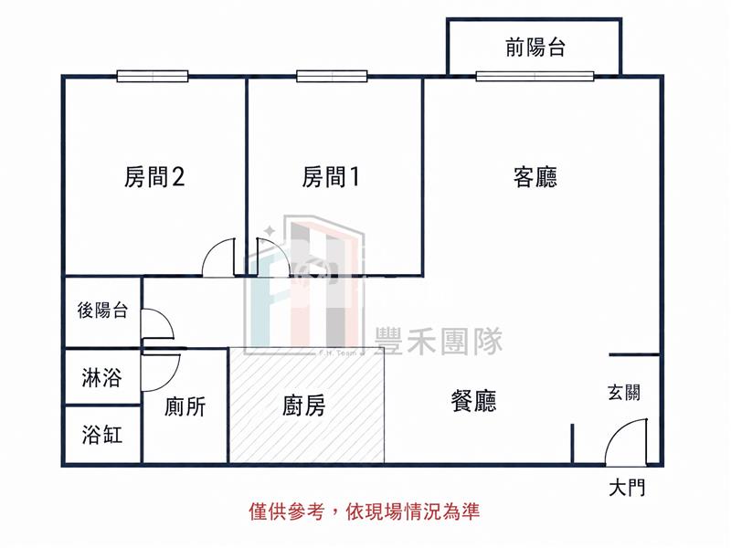 【豐禾】專-南崁台茂costco商圈領航星世紀2房房屋室內格局與周邊環境