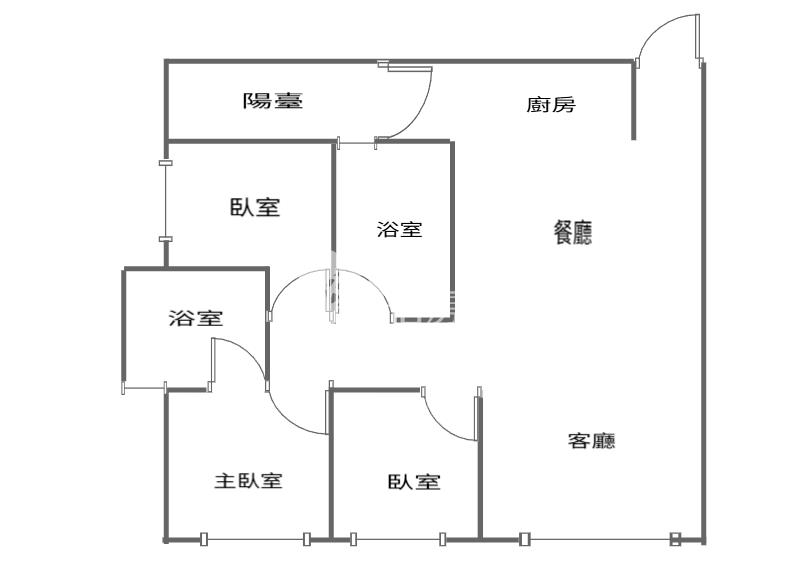 【奔馳】皇普La Vie 三房車房屋室內格局與周邊環境